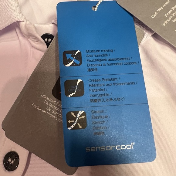 PING Collection White Polo UPF 50+ Golf Shirt Womens Sz 4 NWT Sedona AJGA - Picture 4 of 16